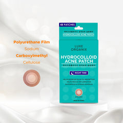 Luxe Organix Hydrocolloid Acne Patch – Night Time (48 Patches)
