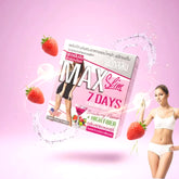 Max Slim 7 Days - Strawberry Flavor Slimming Powder Drink 15g x 10 Sachets