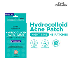 Luxe Organix Hydrocolloid Acne Patch – Night Time (48 Patches)