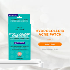 Luxe Organix Hydrocolloid Acne Patch – Night Time (48 Patches)