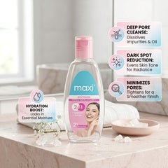Maxi Whitening 2-in-1 Cleanser & Toner – 135ml