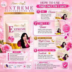 Hami-San Extreme Rejuvenating Kit 2.0 – Complete 4-Step Skincare Set