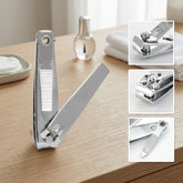 Stainless Steel Nail Clipper – Anti-Slip Grip Nail Cutter