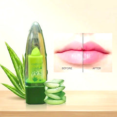 Huxia Beauty Lipstick – 99% Pure Aloe Vera Color-Changing Lipstick