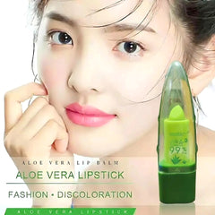 Huxia Beauty Lipstick – 99% Pure Aloe Vera Color-Changing Lipstick