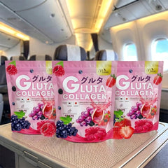 Manee Gluta Collagen Pink – 3 Pcs Combo + FREE Sports Water Bottle