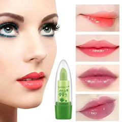 Huxiabeauty Matte Lip Velvet Lipstick – 99% Pure Aloe Vera Color-Changing Lipstick