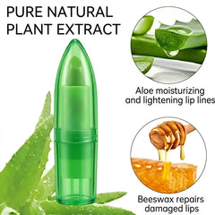 Huxiabeauty Matte Lip Velvet Lipstick – 99% Pure Aloe Vera Color-Changing Lipstick