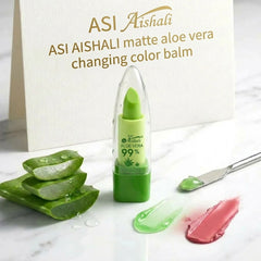 Aishali Lipstick – 99% Pure Aloe Vera Color-Changing Lipstick