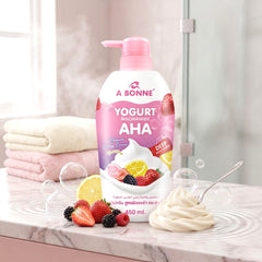 A Bonne Yogurt Niacinamide AHA Premium Shower Whip Cream – 450ml
