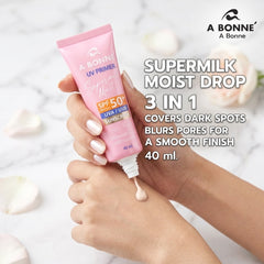 A Bonne UV Primer Supermilk Moist Drop Sunscreen – SPF50+ PA++++ (40ml)
