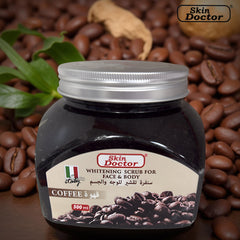 Skin Doctor Whitening Scrub For Face & Body - Coffee 500ml