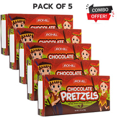 Jack ‘n Jill Chocolate Pretzels 40g – Pack of 5