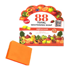 88 Total Whitening Soap with Glutathione, Vitamins C, E, A, Alpha Arbutin, and Collagen - 80g