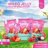 Mikeo Jelly Gluta Collagen Strawberry Flavor (30 Sachets x 15g) - (3 Pcs Combo)
