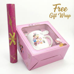 MAKE A WISH Ceramic Mug Gift Set With Gift Wrap Free