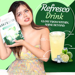 BMRS Beauty Essentials Placenta Collagen Refresco – Calamansi Flavor (10 Sachets / 180g)