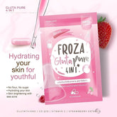 Froza Gluta Pure 4in1 Dietary Supplement – 60 Capsules (Made in Thailand)