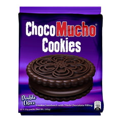 Choco Mucho Cookies Sandwich Double Choco - 10 × 33g