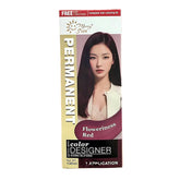 MerrySun Permanent Hair Color – Floweriness Red (Complete Coloring Kit, 130ml)