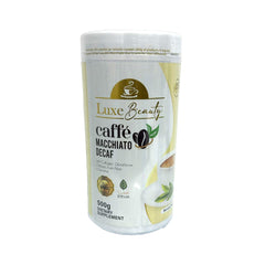 Luxe Beauty Caffe Macchiato Decaf Jar –  500g