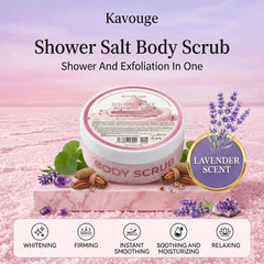 Kavouge Shower Salt Body Scrub Lavender – 300g