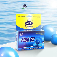 ATC Fish Oil 1000mg Softgel Capsules – 30 Softgels
