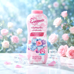 Eversense Fresh Scented Cooling Talc Powder (Pink) - 280g