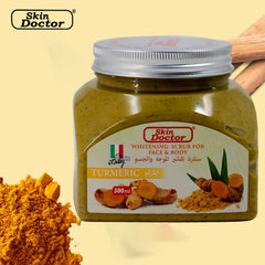 Skin Doctor Whitening Scrub For Face & Body - Turmeric 500ml