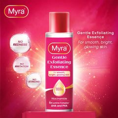 Myra Gentle Exfoliating Essence Niacinamide 5x Lumina Complex - 150ml