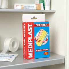 Mediplast Checker Plastic Strips with Acrinol – 50 Strips