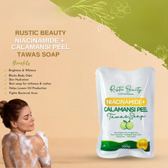 Rustic Beauty Niacinamide Calamansi Tawas Soap – 100g