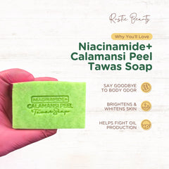 Rustic Beauty Niacinamide Calamansi Tawas Soap – 100g