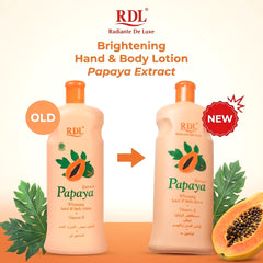 RDL Papaya Whitening Body Lotion + Vitamin E - 600ml