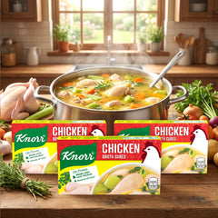 Knorr Chicken Cubes 6 Cubes - 60g (3 Pcs Combo)