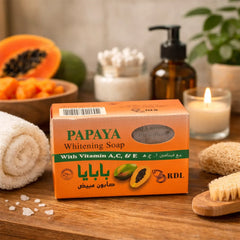 RDL Papaya Whitening Soap with Vitamins A, C & E – 135g