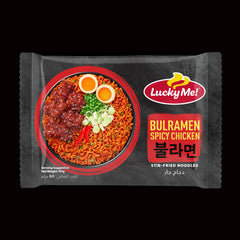 Lucky Me! Bulramen Spicy Chicken Stir-Fried Noodles – 60g