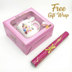 MAKE A WISH Ceramic Mug Gift Set With Gift Wrap Free