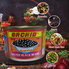 Orchid Fermented Salted Black Beans – 180g × 3 Combo Offer