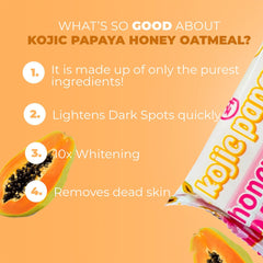 G21 Kojic Papaya Honey Oatmeal Whitening Soap – 60g