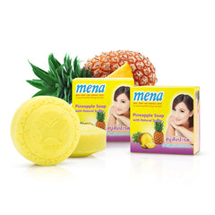 Mena Pineapple Soap with Natural Scrub - 150g