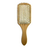 Wooden Paddle Hair Brush – Square White