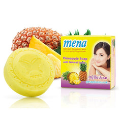 Mena Pineapple Soap with Natural Scrub - 150g