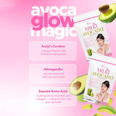 S&J Beauty Milky Avocado – 15g × 10 Sachets (150g Total)