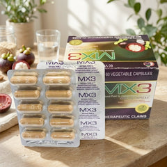 MX3 Natural Pure G. mangostana Xanthone 500mg – 60 Vegetable Capsules