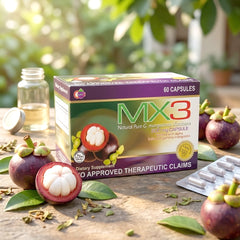 MX3 Natural Pure G. mangostana Xanthone 500mg – 60 Vegetable Capsules