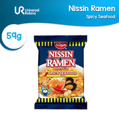 Nissin Ramen Instant Noodles – Spicy Seafood Flavor (59g)