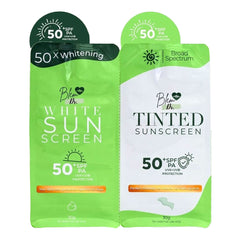 Blem Dr. White & Tinted Sunscreen Duo Pack – SPF 50 PA+++ (2 x 30g)