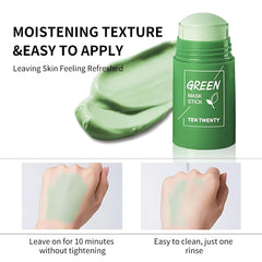 TEN TWENTY Green Mask Stick – Green Tea Oil Control Cleansing Solid Mask