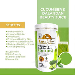 Luxe Slim Cucumber & Dalandan Beauty Juice Jar – 500g